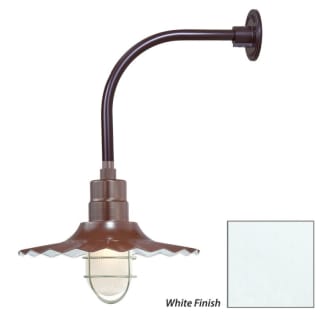 Millennium Lighting-RRWS15-RGN12-Fixture with White Finish Swatch