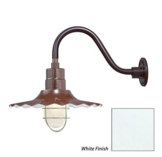 Millennium Lighting-RRWS15-RGN15-Fixture with White Finish Swatch