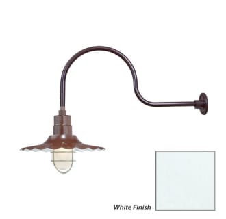 Millennium Lighting-RRWS15-RGN30-Fixture with White Finish Swatch