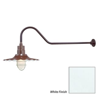 Millennium Lighting-RRWS15-RGN41-Fixture with White Finish Swatch