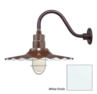 Millennium Lighting-RRWS18-RGN15-Fixture with White Finish Swatch