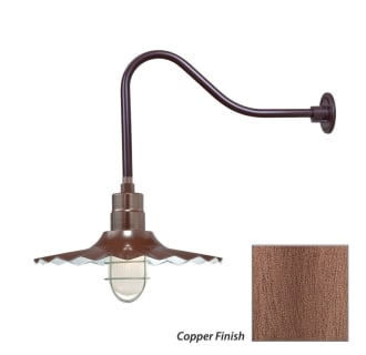Millennium Lighting-RRWS18-RGN23-Fixture with Copper Finish Swatch