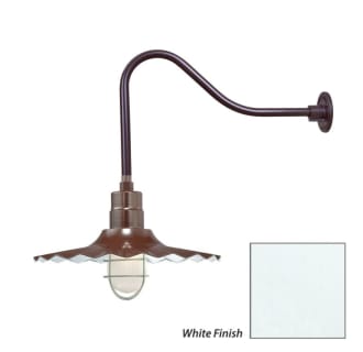 Millennium Lighting-RRWS18-RGN23-Fixture with White Finish Swatch