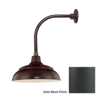 Millennium Lighting-RWHS14-RGN12-Fixture with Satin Black Finish Swatch