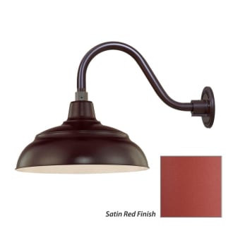 Millennium Lighting-RWHS14-RGN15-Fixture with Satin Red Finish Swatch