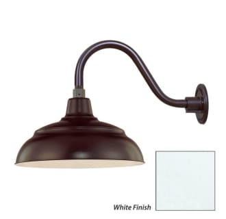 Millennium Lighting-RWHS14-RGN15-Fixture with White Finish Swatch