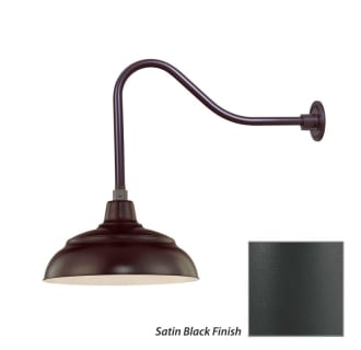 Millennium Lighting-RWHS14-RGN23-Fixture with Satin Black Finish Swatch
