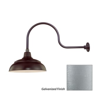 Millennium Lighting-RWHS14-RGN30-Fixture with Galvanized Finish Swatch
