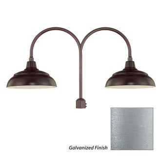 Millennium Lighting-RWHS14-RPAD-Fixture with Galvanized Finish Swatch