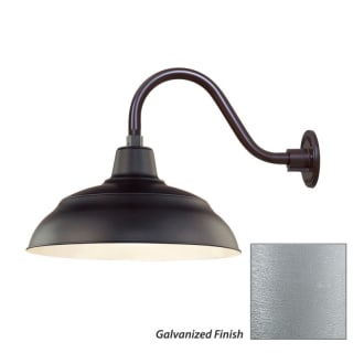 Millennium Lighting-RWHS17-RGN15-Fixture with Galvanized Finish Swatch