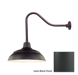 Millennium Lighting-RWHS17-RGN23-Fixture with Satin Black Finish Swatch