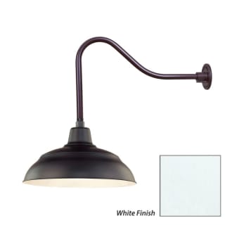 Millennium Lighting-RWHS17-RGN23-Fixture with White Finish Swatch