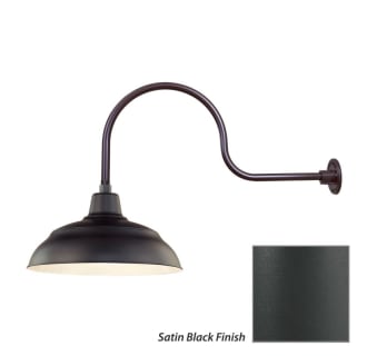 Millennium Lighting-RWHS17-RGN30-Fixture with Satin Black Finish Swatch