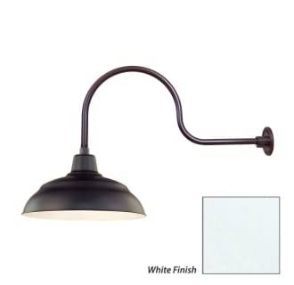 Millennium Lighting-RWHS17-RGN30-Fixture with White Finish Swatch