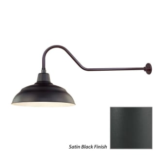 Millennium Lighting-RWHS17-RGN41-Fixture with Satin Black Finish Swatch