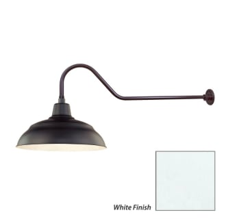 Millennium Lighting-RWHS17-RGN41-Fixture with White Finish Swatch