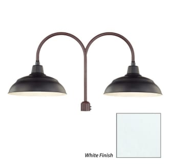 Millennium Lighting-RWHS17-RPAD-Fixture with White Finish Swatch