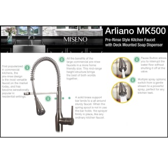 Miseno-MCI54-0UM/MK500-Kitchen Faucet Alternate View