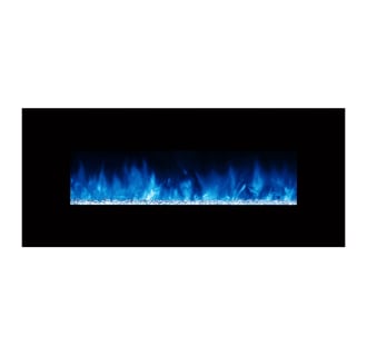 Blue Flame with Glass Bed
