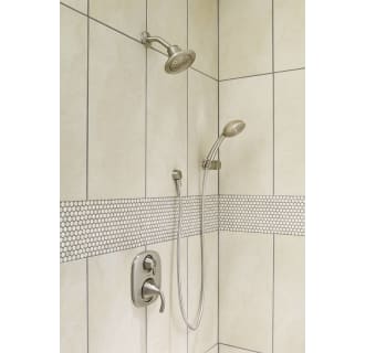 Installed Shower System in Brushed Nickel