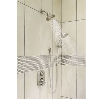 Running Shower System in Brushed Nickel