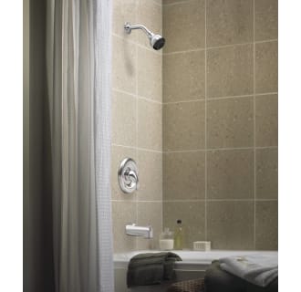 Moen-L82694-Installed Tub and Shower in Chrome