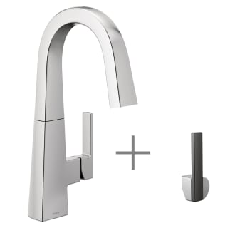 Chrome Faucet with Matte Black and Chrome Handle