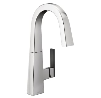 Chrome Faucet with Matte Black Handle