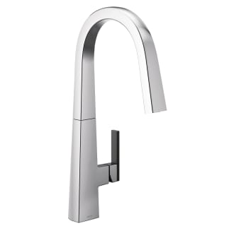 Chrome Faucet with Matte Black Handle