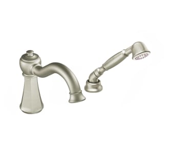 Tub Spout and Hand Shower in Brushed Nickel
