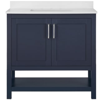 Finish: Midnight Blue / Cultured Marble Top