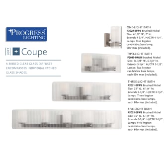 The Coupe Bath Collection from Progress Lighting
