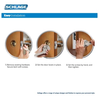Schlage-F10-LAT-ULD-Easy Installation
