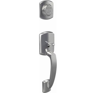 Schlage-FC92-GRW-Bright Chrome Angled Left View