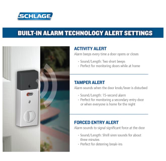 Schlage FE469NX-CEN-LAT-CEN Alarm Features