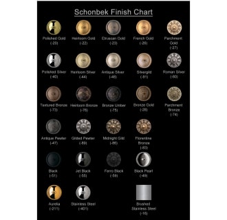 Schonbek-1250-Finish Chart