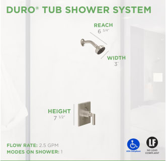 Duro Shower Dimensions