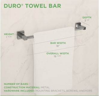 Duro Towel Bar Dimensions