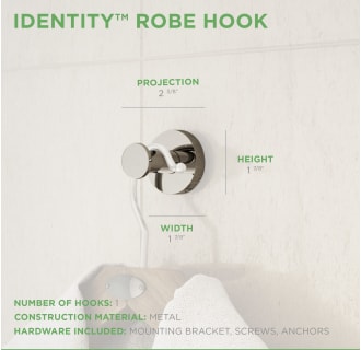 Identity Robe Hook Dimensions