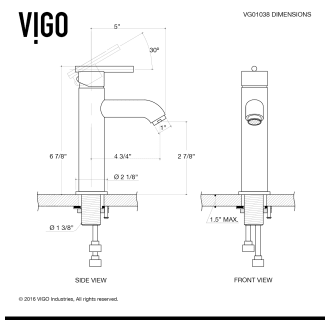 Vigo-VG01038K1-Line Drawing