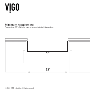 Vigo-VG3320CK1-Minimum Cabinet Size