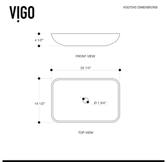 Vigo-VGT1054-Specification Drawing
