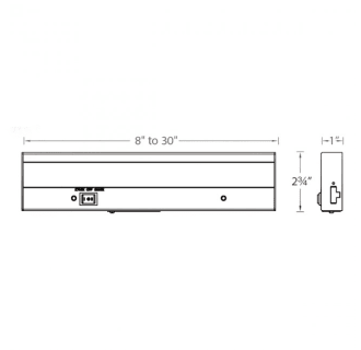 WAC Lighting-BA-ACLED12-27/30-Line Drawing