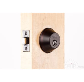 300 Series 371 Keyed Entry Deadbolt Outside Angle View