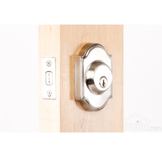 Premiere Series 1772 Keyed Entry Deadbolt Outside Angle View