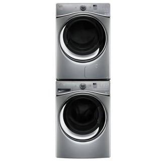 Whirlpool-WFW95HED-WGD95HED-Pair Stacked In Chrome Shadow