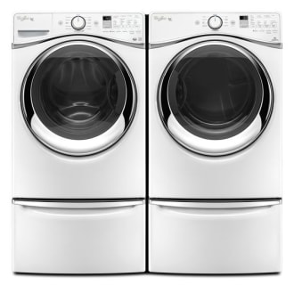 Whirlpool-WFW95HED-WGD95HED-Pair With Pedestal In White