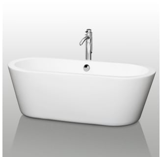 Side View of Tub with Chrome Tub Filler