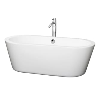 Side View of Tub with Chrome Tub Filler
