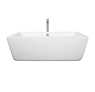 Front View of Tub with Chrome Tub Filler